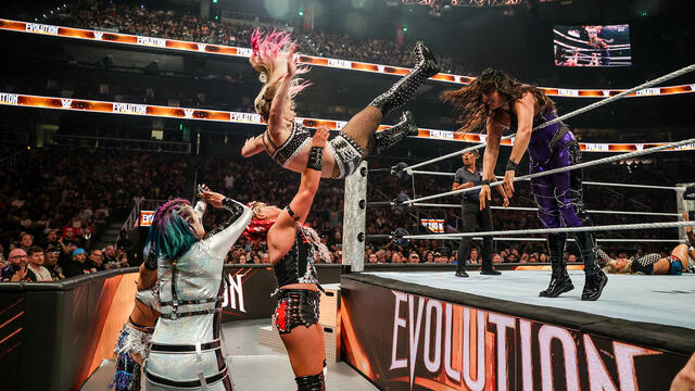 Womens Tag Team Title Fatal 4 Way Match