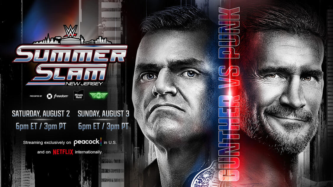 World Heavyweight Champion Gunther vs. CM Punk WWE Photo