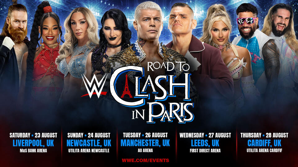 Road to Clash UK Dates