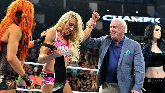 Charlotte def. Divas Champion Nikki Bella WWE Photo