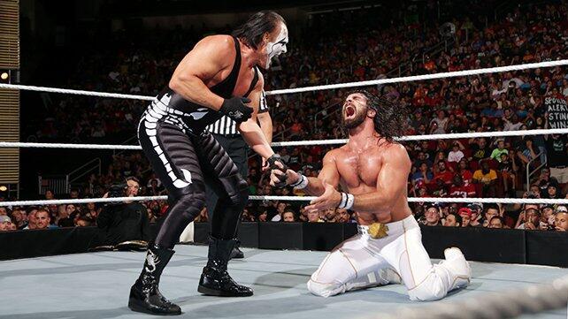 WWE World Heavyweight Champion Seth Rollins def. Sting WWE Photo