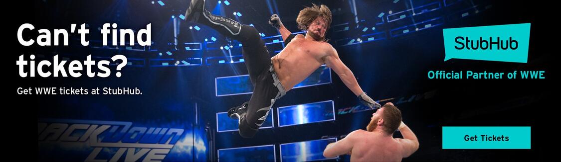 Get WWE tickets on Stubhub